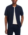 Hugo Boss Buno Button Polo In Dark Blue