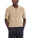 Hugo Boss Buno Button Polo In Light Beige