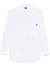 Hugo Boss Butterfly-print Striped Shirt In White