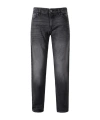 Hugo Boss Whiskering-effect Jeans In Black