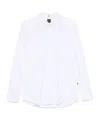 Hugo Boss Button-down Cotton Shirt In White