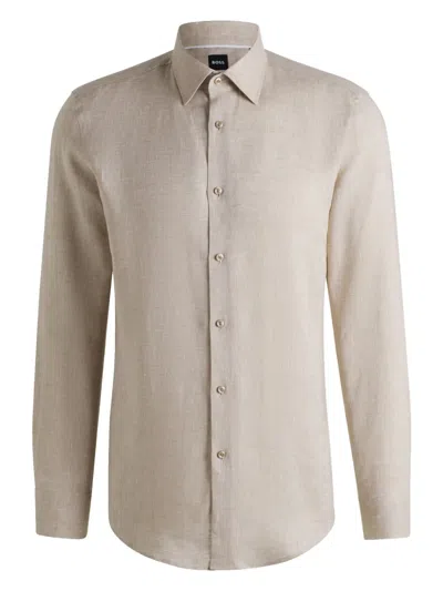 HUGO BOSS BUTTON-DOWN LONG-SLEEVE SHIRT