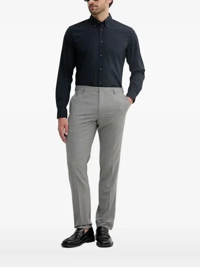 Hugo Boss Button-down Shirt In Gray