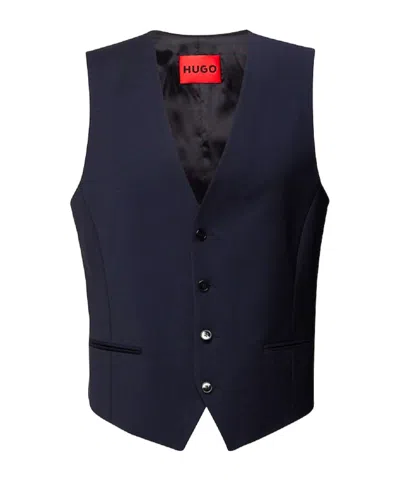 HUGO BOSS BUTTON-DOWN WAISTCOAT