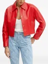 Hugo Boss Button-fastening Jacket In Red