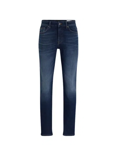Hugo Boss Button-fastening Jeans In Blue