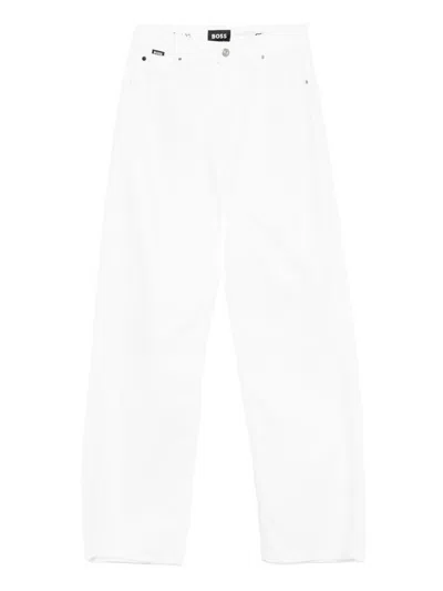 Hugo Boss Button-fly Straight-leg Jeans