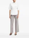 Hugo Boss Button-front Fitted Shirt In White