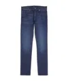 Hugo Boss Button Jeans In Blue