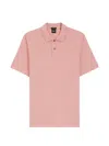 Hugo Boss Button-placket Polo Shirt In Pink