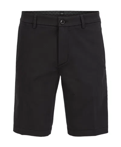 Hugo Boss Button Slim Shorts In Black