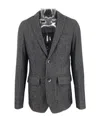 Hugo Boss Button Suit Jacket In Black
