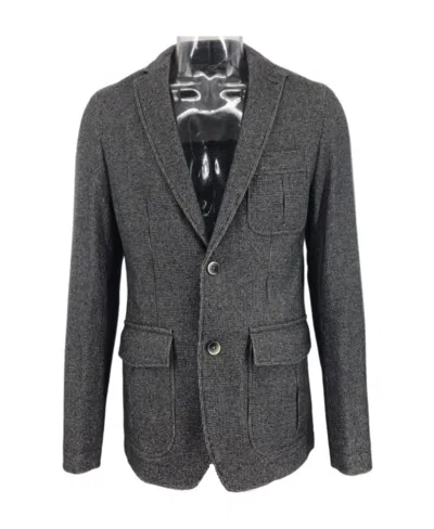 Hugo Boss Button Suit Jacket In Black