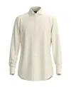 Hugo Boss Button-up Cotton Blend Shirt In White