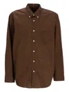 Hugo Boss Button-up Shirt In Brown