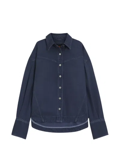 Hugo Boss Button-up Shirt In Blue