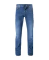 Hugo Boss Regular-fit Jeans In Blue Soft-touch Denim In Blue