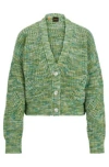 HUGO BOSS BUTTONED CARDIGAN IN MOULIN COTTON