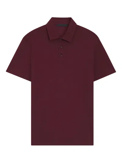 Hugo Boss Beckham X Polo Shirt In Cotton And Silk In Red