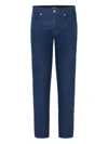 Hugo Boss Regular-fit Jeans In Blue Soft-touch Denim In Blue