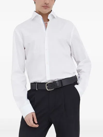 Hugo Boss Buttoned Shirt In White