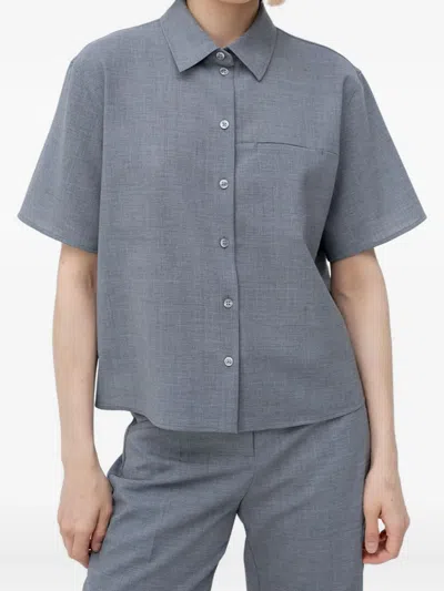 HUGO BOSS BUTTONED SHORT-SLEEVE SHIRT