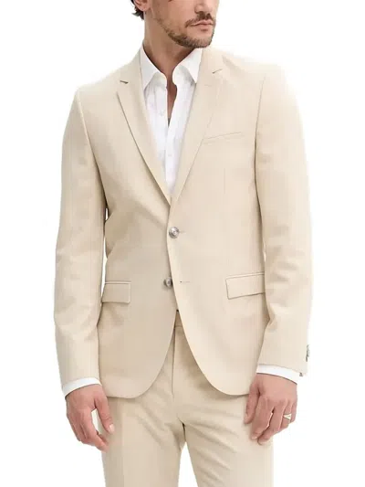 Hugo Boss Buttoned Single-breasted Suit In Neutral