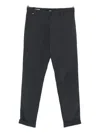 Hugo Boss Buttoned Trousers In Black