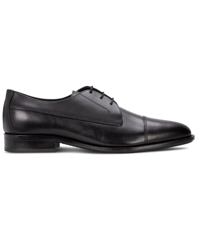 Hugo Boss By  Men's Colby Derby Cap-toe Dress Shoes In Black