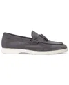 Hugo Boss Boss By  Men's Sienne Moccasin Slip-on Tassel Loafers In Medium Grey