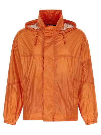 Hugo Boss C-corle Puffer Jackets Blue In Orange