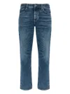 Hugo Boss C-delaware Five-pockets Button-fasteningjeans In Blue