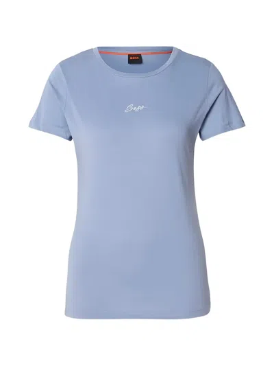 Hugo Boss C-elove Embroidered-logo T-shirt In Blue