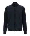 Hugo Boss C-ibaio Zipped Jacket In Blue