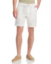 Hugo Boss Boss Linen Blend Bermuda-shorts In White