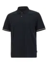 Hugo Boss Boss Cotton Polo In Black