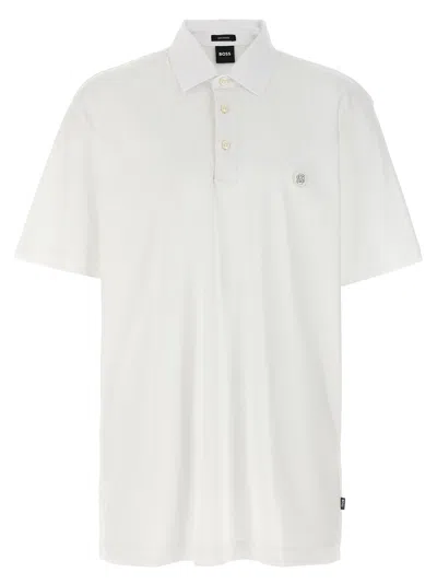 Hugo Boss C-parris Polo Shirt In White