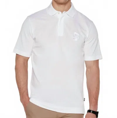 Hugo Boss C-payto 23 Polo Shirt In White