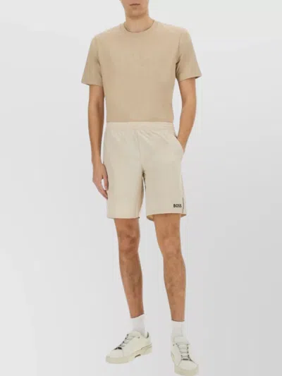 Hugo Boss "c-thompson 121" Crew Neck T-shirt In Pink