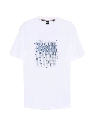 Hugo Boss Logo-detail T-shirt In White
