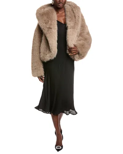 Hugo Boss Cabarette Coat In Animal Print