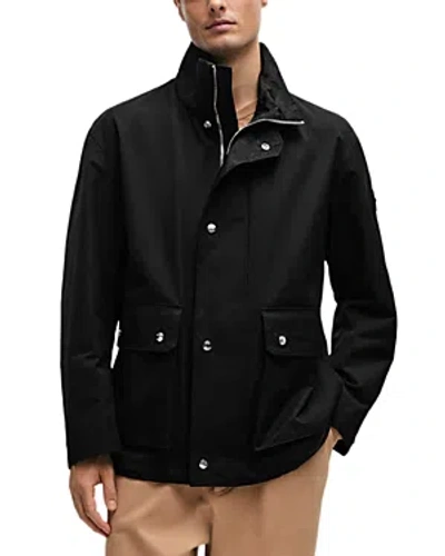 Hugo Boss Cabato Hooded Jacket In Black