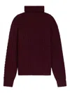 Hugo Boss Beckham X Cable-knit Sweater In Wool And Cashmere In Red