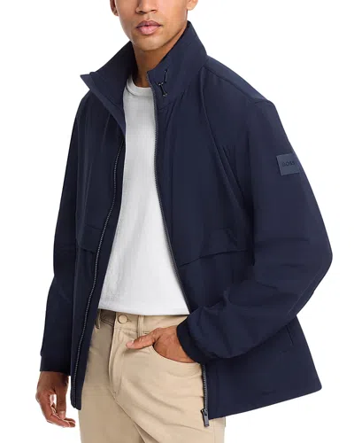 Hugo Boss Caldar Jacket In Dark Blue