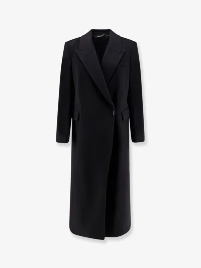 Hugo Boss Callafy Cashmere Long Coat In Black