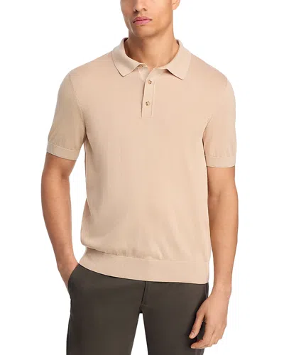 Hugo Boss Camel L-jones Polo Shirt In Brown