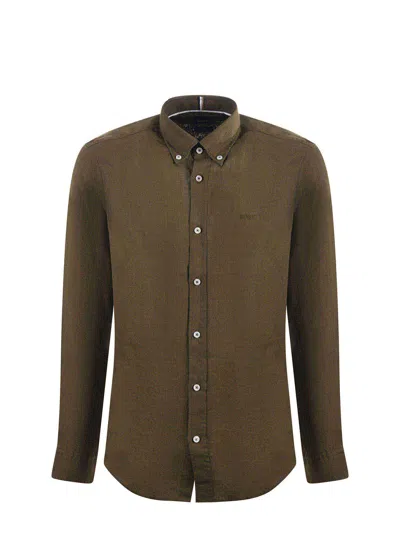 Hugo Boss Camicia Boss In Verde Militare