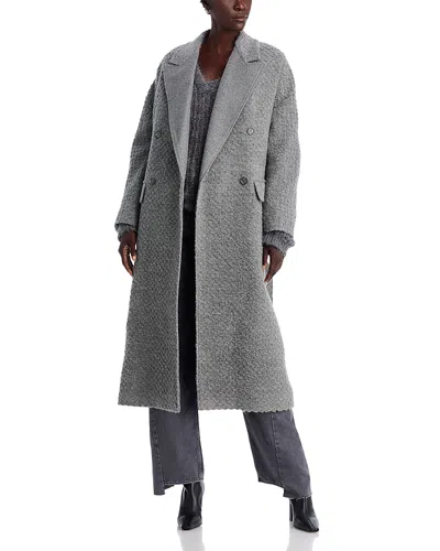 Hugo Boss Capady Coat In Gray