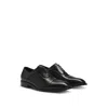 Hugo Boss Captoe Oxford Shoes In Smooth Leather In Black