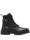 HUGO BOSS CARABINER ANKLE BOOTS